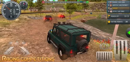 Russian Car Driver Uaz Hunter