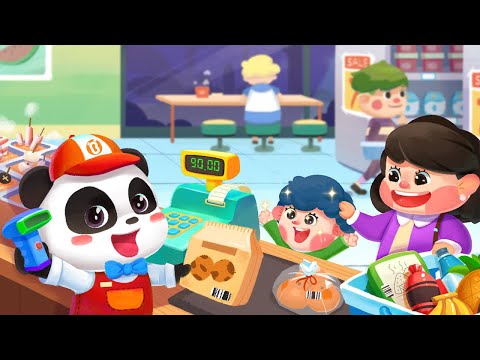 Baby Panda's Town: Supermarket | For Kids | Preview video | BabyBus Games