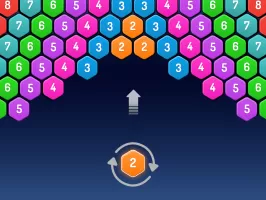 Merge Hexa - Number Puzzle