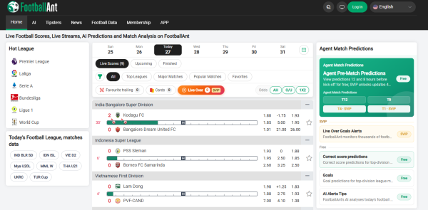 FootballAnt - Live Score & Tip
