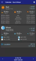 Calendar - Sun & Moon