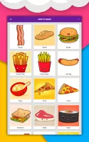 How to draw cute food by steps
