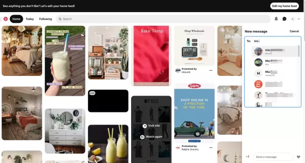 How to Send Private Messages on Pinterest?