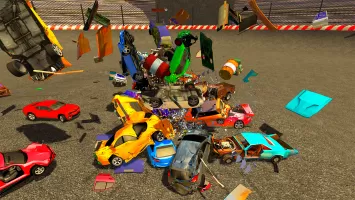 Demolition Derby Mad Car Crash