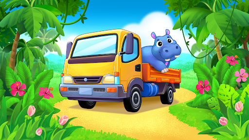 Truck games - build a house