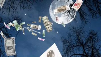 Falling Money Live Wallpaper