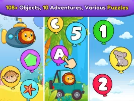 Balloon Pop Kids Learning Game