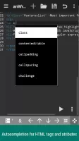 anWriter HTML editor