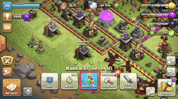 Guide to check available items in Clash of Clans