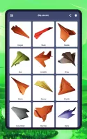 Origami aircraft, paper