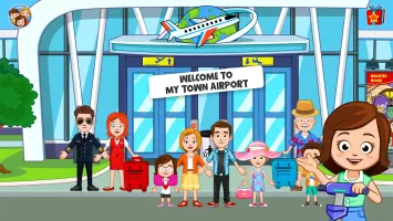 My Town Airport games for kids