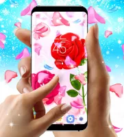 Winter rose live wallpaper