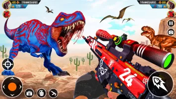 Wild Dinosaur Hunting Gun Game