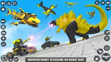 Dragon Robot Police Car Games