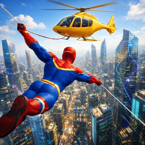 Rope Superhero Games Rope Hero