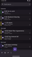 Alarm clock + calendar + tasks