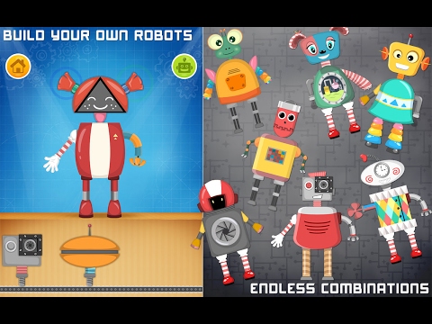 Robot game for preschool kids