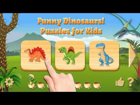 Dinasaurs - Kids Puzzles (short video)