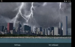 Thunderstorm Chicago - LWP