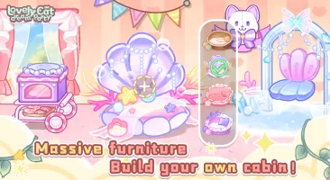 Lovely cat dream party