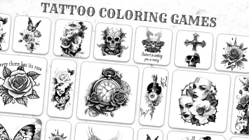 Tattoo Coloring games