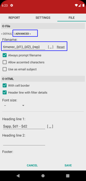 Time Recording - Timesheet App