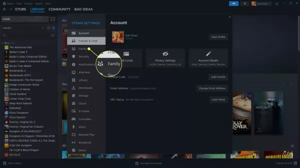How to Share Games on Steam？