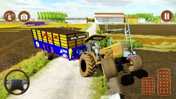 Cargo Tractor Driving Game 3d
