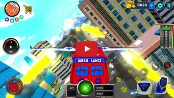 Ambulance Dog Robot Car Game