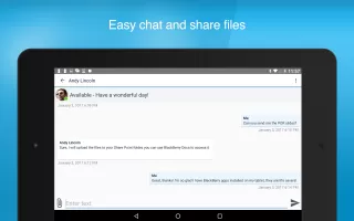 BlackBerry Connect