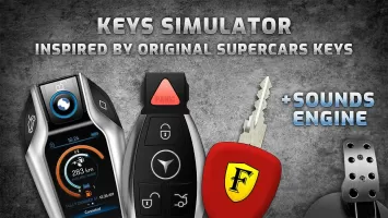 Keys simulator and cars sounds