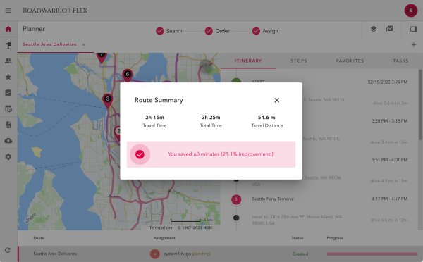 RoadWarrior Route Planner