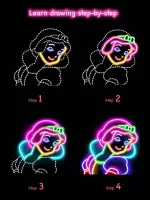 Learn To Draw Glow Princess