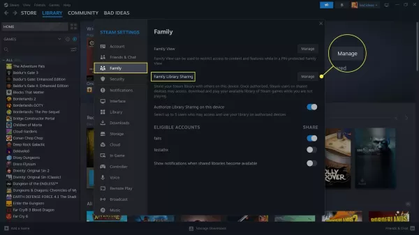 How to Share Games on Steam？