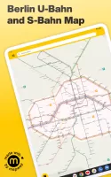 Berlin Subway U&S-Bahn map