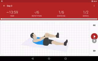 Abs workout A6W - flat belly