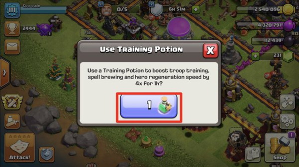 Guide to check available items in Clash of Clans