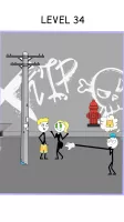 Thief Stick Puzzle: Man Escape