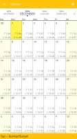 Calendar - Sun & Moon