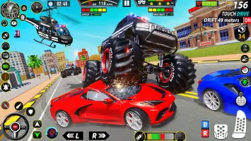 Police Monster Truck Car Games