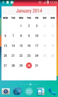 Month Calendar Widget