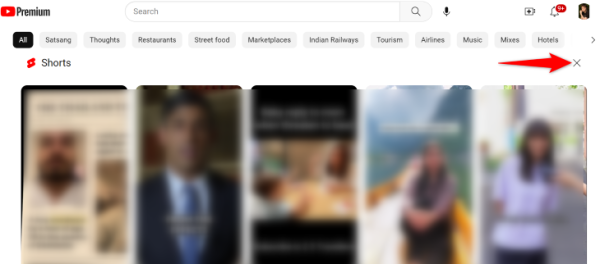 How to turn off youtube shorts?