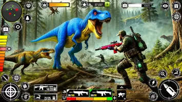 Wild Dinosaur Hunting Gun Game