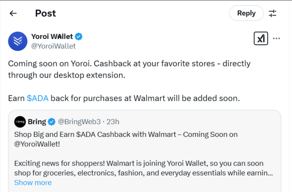 Yoroi - The Cardano Wallet