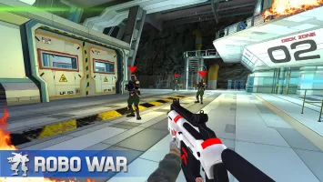 Robot Gun Shooting Games War