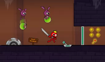 Red Stick Boy: Adventure Game