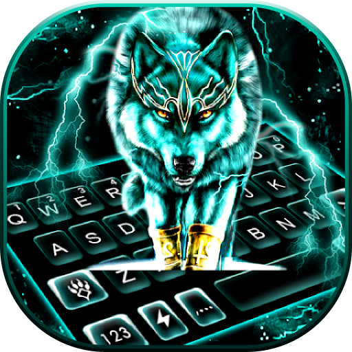 Thunder Neon Wolf Theme