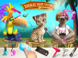 Jungle Animal Hair Salon