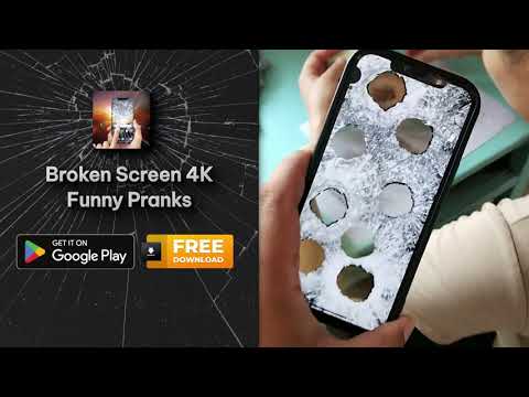 Broken screen prank. Download the App Now!