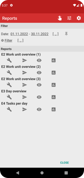 Time Recording - Timesheet App